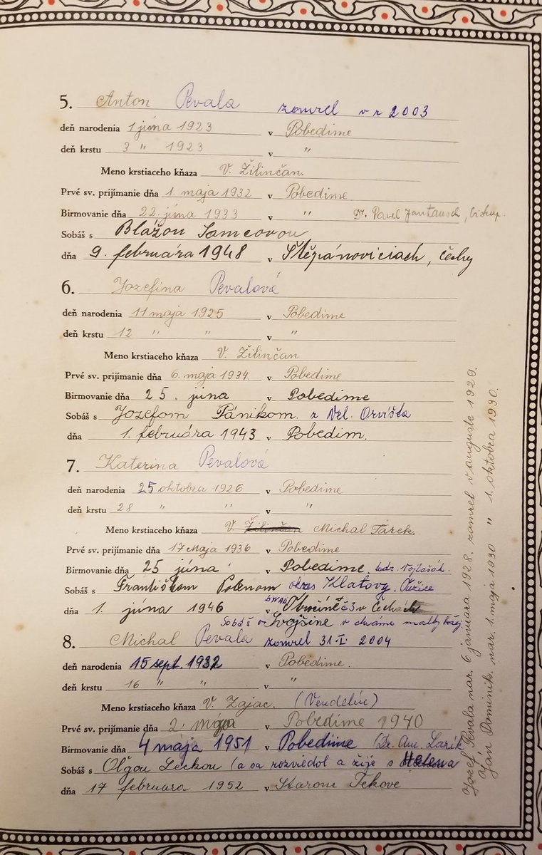 kindredcongen's tweet photo. I recently discovered 3 children in our #familybible, two wrapped around the edge of the page, that we didn’t know of. It’s added to our family’s running joke of a curse (or blessing depending on how you look at it), that every known gen. in that line has 10 kids. #familypatterns https://t.co/joD6Ca7atv