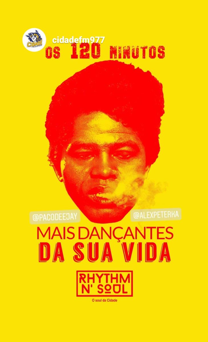 cidadefm977's tweet photo. Daqui a pouco às 20h em 97.7fm para quem está no Espírito Santo ou via https://t.co/qb5MfxSInB em toda world web #RhythmNSoul https://t.co/DyBROCZ1rh