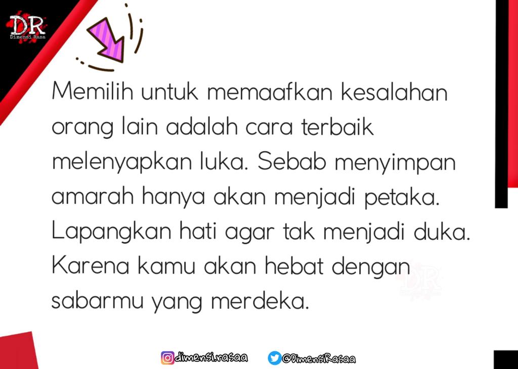 Hebat dengan sabar yang merdeka.