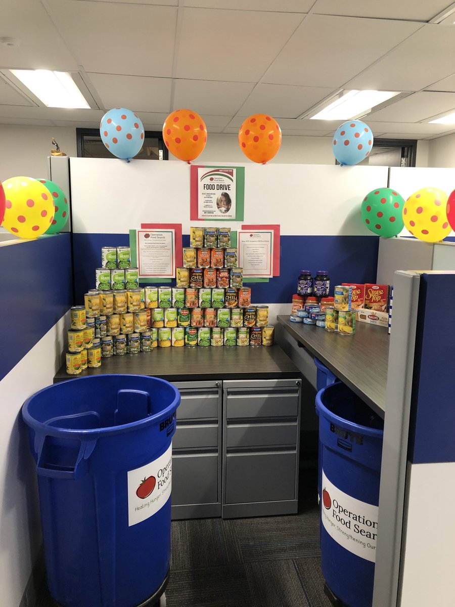 ObjectComputing's tweet image. This month, we honor our good fortune and aim help those in need by partnering with @OPFoodSearch! Through this food drive, we hope to collect over 900 cans to donate and help combat hunger within our community. #IamOCI #FillTheCube #ShareItBack