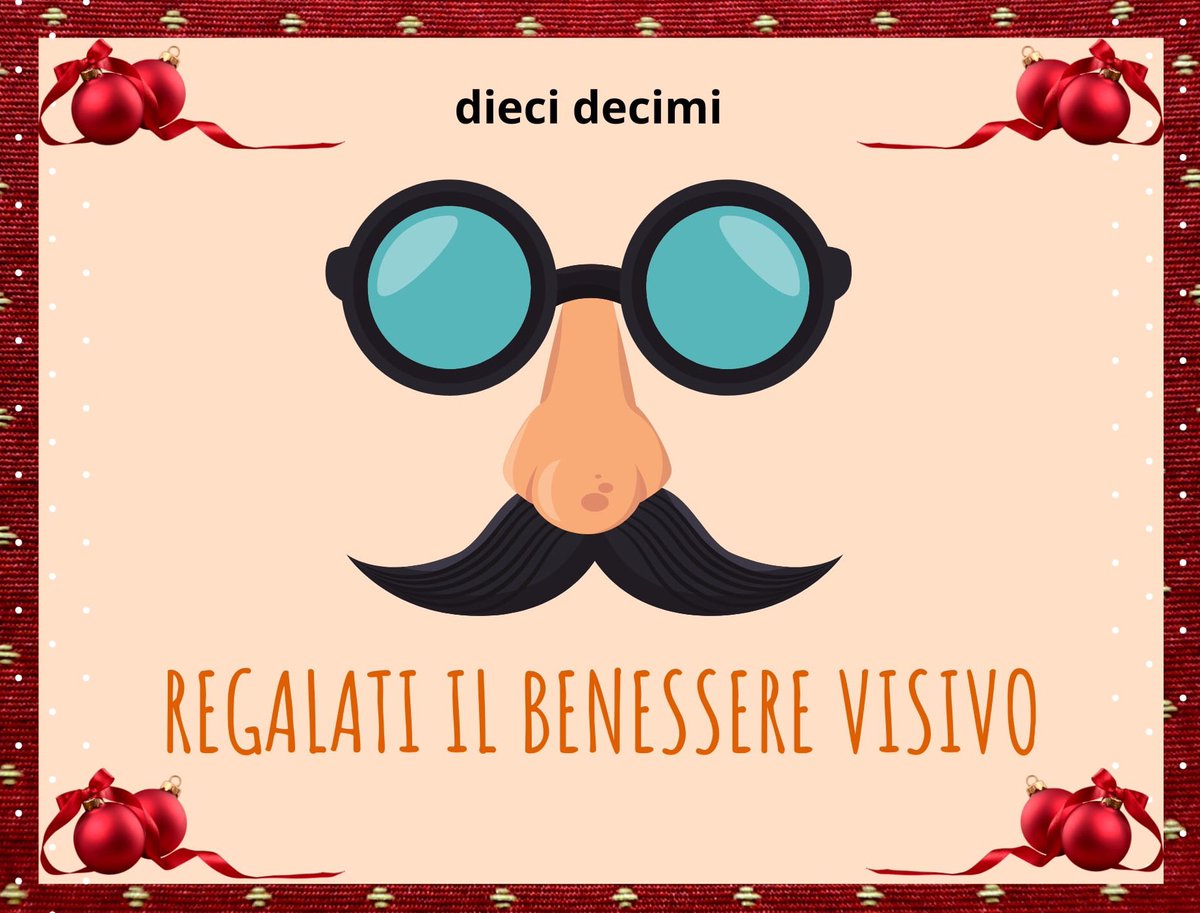 diecidecimi's tweet image. Regalati #benessevisivo #hoyacenter #MerryChristmas #MerryChristmas2019 @diecidecimi