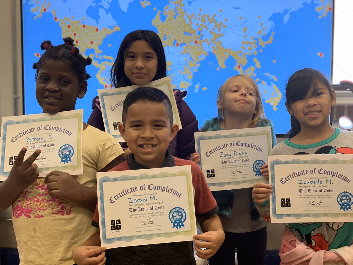 MrsBissereth's tweet photo. #HourofCode2019 for our @VivaZavala mustangs was a success! Check it out #HourOfCode #VivaZavala #AISDGameChanger #AISDProud @AustinISD #AISDInnovates #BLENDify #STEM https://t.co/EejswL5t3i