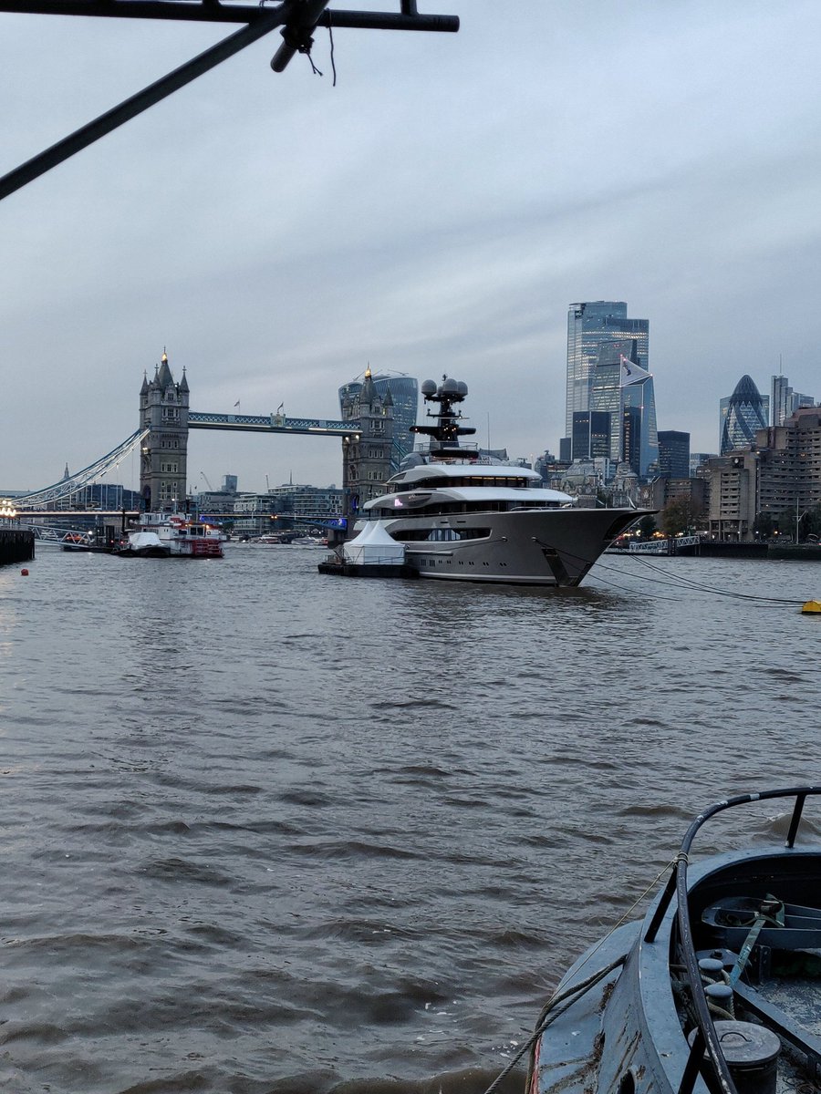London Superyacht visitors Christmas #superyacht