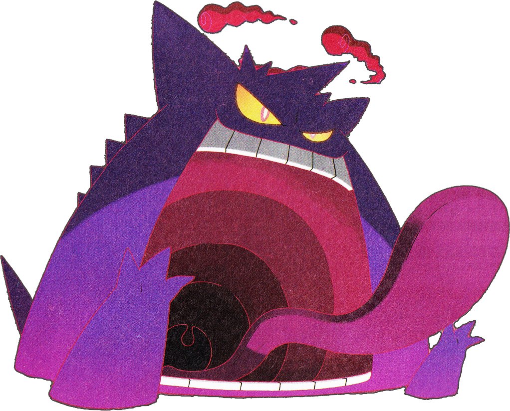 Mixeli Official Artwork Of Gigantamax Gengar