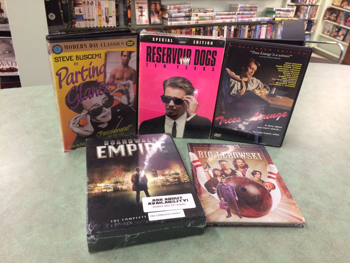 VulcanVideoATX's tweet photo. “My favorite review described me as the cinematic equivalent of junk mail.” Happy birthday to Steve Buscemi! 🎉 Stop by Vulcan and rent his junk today!🖖 #vulcanvideo #austintexas #videostore #stevebuscemi https://t.co/JBolqh749Q