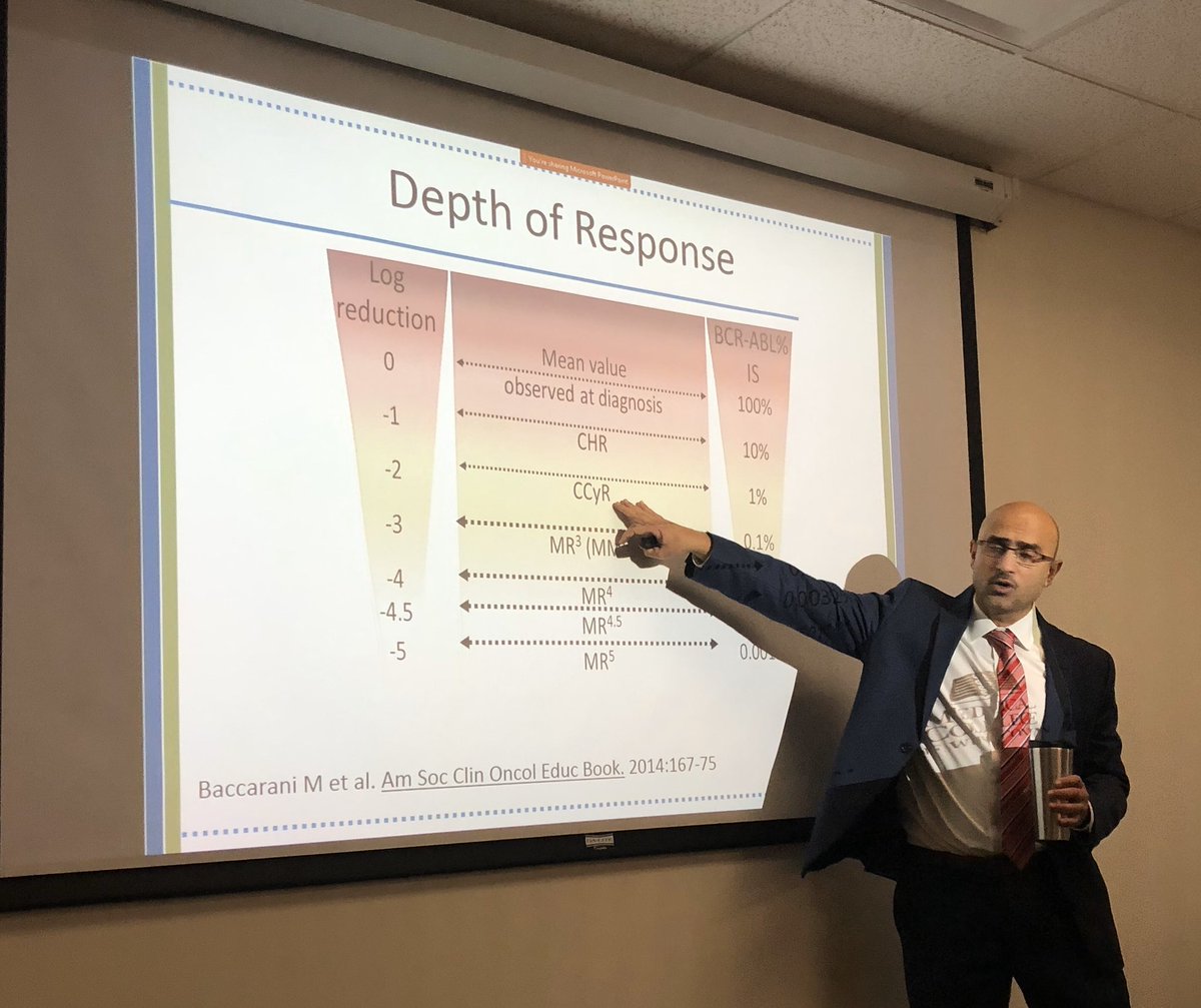 mcwpathology's tweet photo. @mcwpathology was happy to welcome @MedicalCollege #hemeonc @AtallahehabG to #pathgrandrounds to discuss monitoring and treatment of #CML https://t.co/QN31kKXR8P
