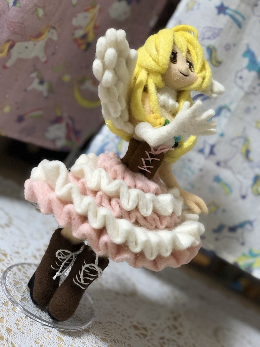 O Xrhsths むっち 羊毛フェルト Sto Twitter オーダーメイドの子完成しました 今回予定より時間かかったけど楽しかった O O やっぱ人型作り楽しあああ 羊毛フェルト ハンドメイド ドール フィギュア オーダーメイド T Co 5bv46uekjs