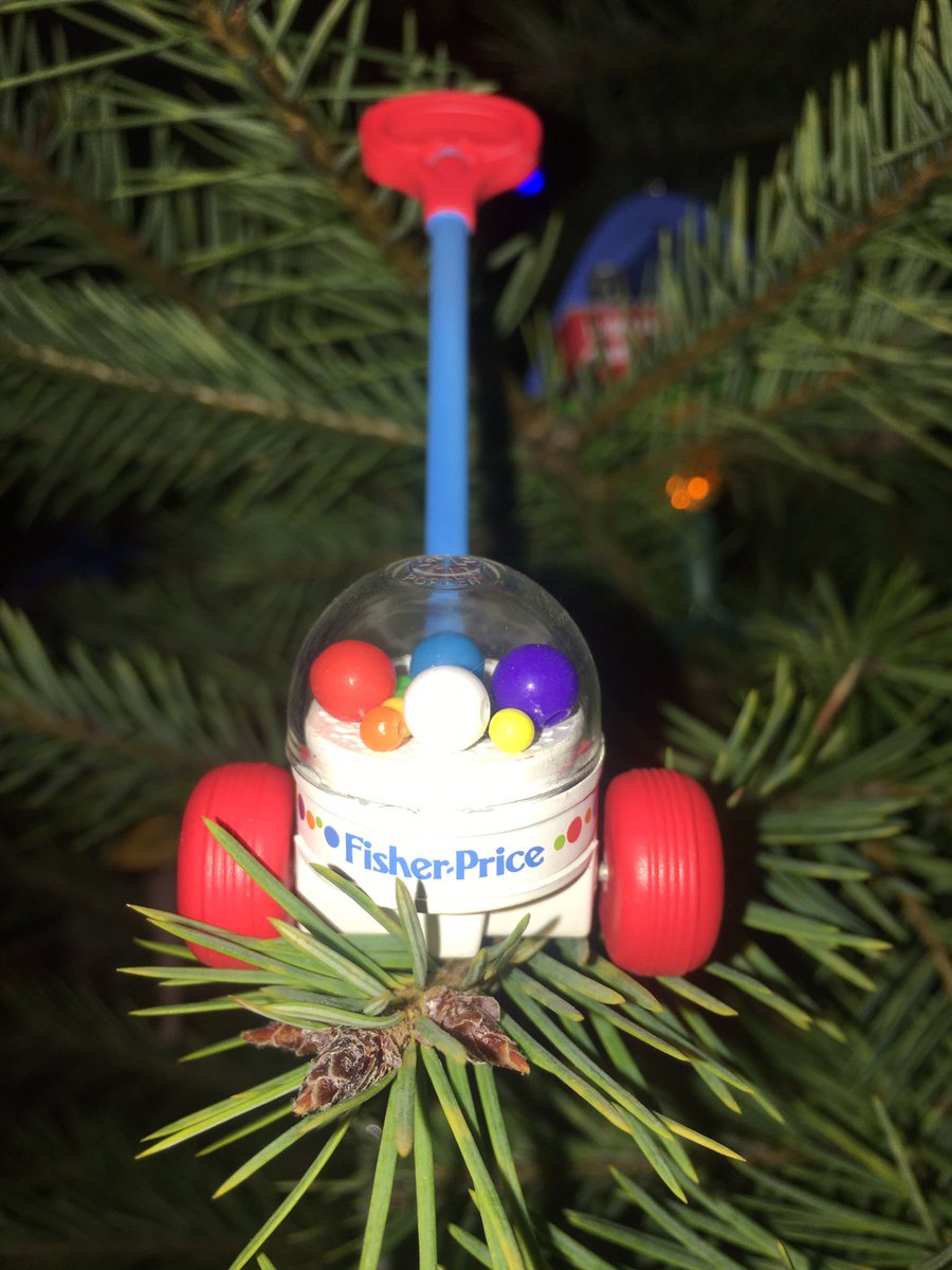 TimDeGeeter's tweet photo. Ornament of the Day. @FisherPrice #CornPopper https://t.co/RPH1pbsyS6