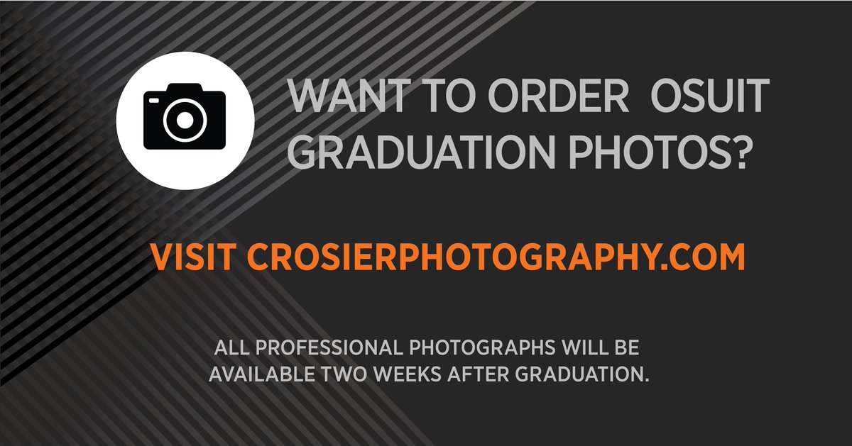 OSUIT's tweet image. Want to order OSUIT graduation photos? Visit crosierphotography.com. All professional photographs will be available two weeks after graduation. #osuit #osuitgrad #gopokes