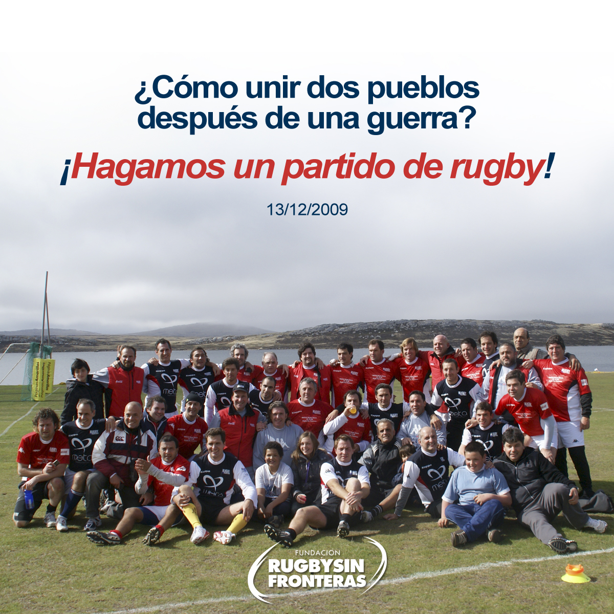 El 13/12/2009 jugábamos el primer partido en las #IslasMalvinas entre isleños, argentinos y británicos, todos unidos a través de la ovalada.
❤🏉
Este sueño marcó el puntapié inicial de esta Fundación que hoy es una herramienta poderosísima para el encuentro.
🙌 ¡Gracias a todos!