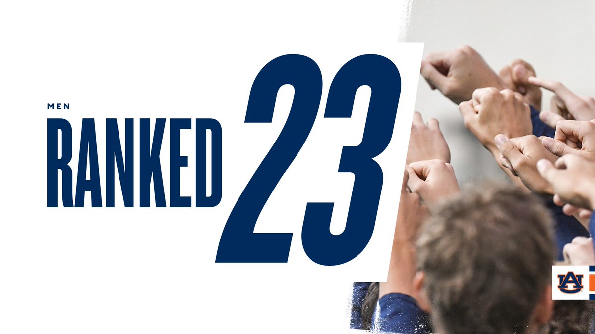 AuburnSwimDive's tweet photo. At the conclusion of the fall semester, we are ranked in the Top 25 on both sides of the program! 

Tomorrow, we begin Christmas Training Camp No. 1. Let's get after it! 💪

#WarEagle | #Roots https://t.co/loHWCEgSjp