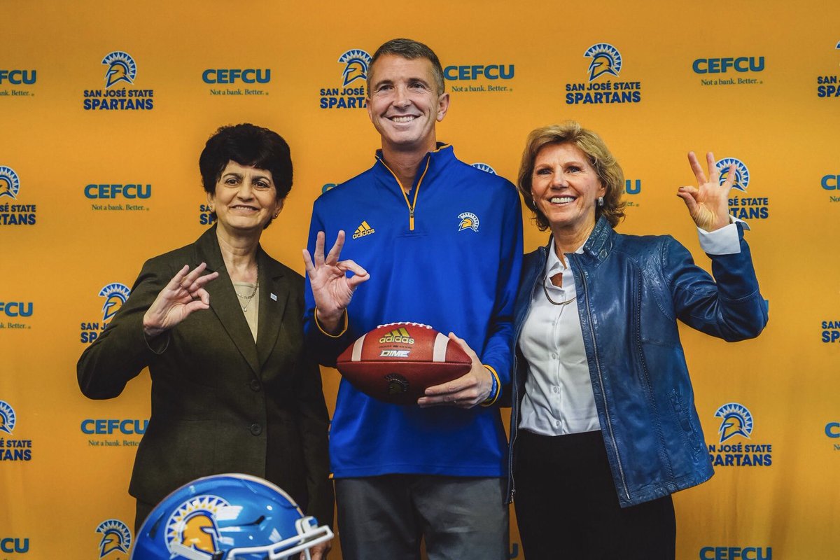 SJSUAthletics's tweet photo. “It’s an incredible time to be a part of San Jose State...and were going to complement that with a championship football program.”

There’s no better time to be a Spartan. 

Make your move and reserve your 2020 @SanJoseStateFB Season Tickets NOW! 

🎟: https://t.co/ByY9yXUdf5 https://t.co/LmieAiiNXb