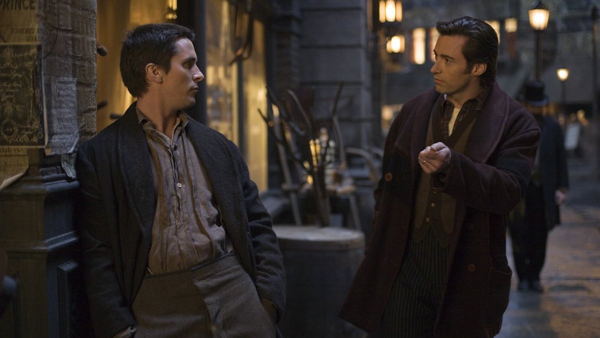 The Prestige. Ate this movie up, watched it in a tent in the mountains, unbelievable cast of actors if you look back. Just loved everything, with a nice suprise at the end. The magician aspect of the movie I really enjoyed, always like to see what goes on behind the scenes 