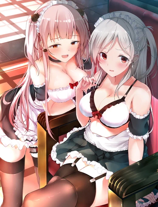 仲良しメイドちゃん。 