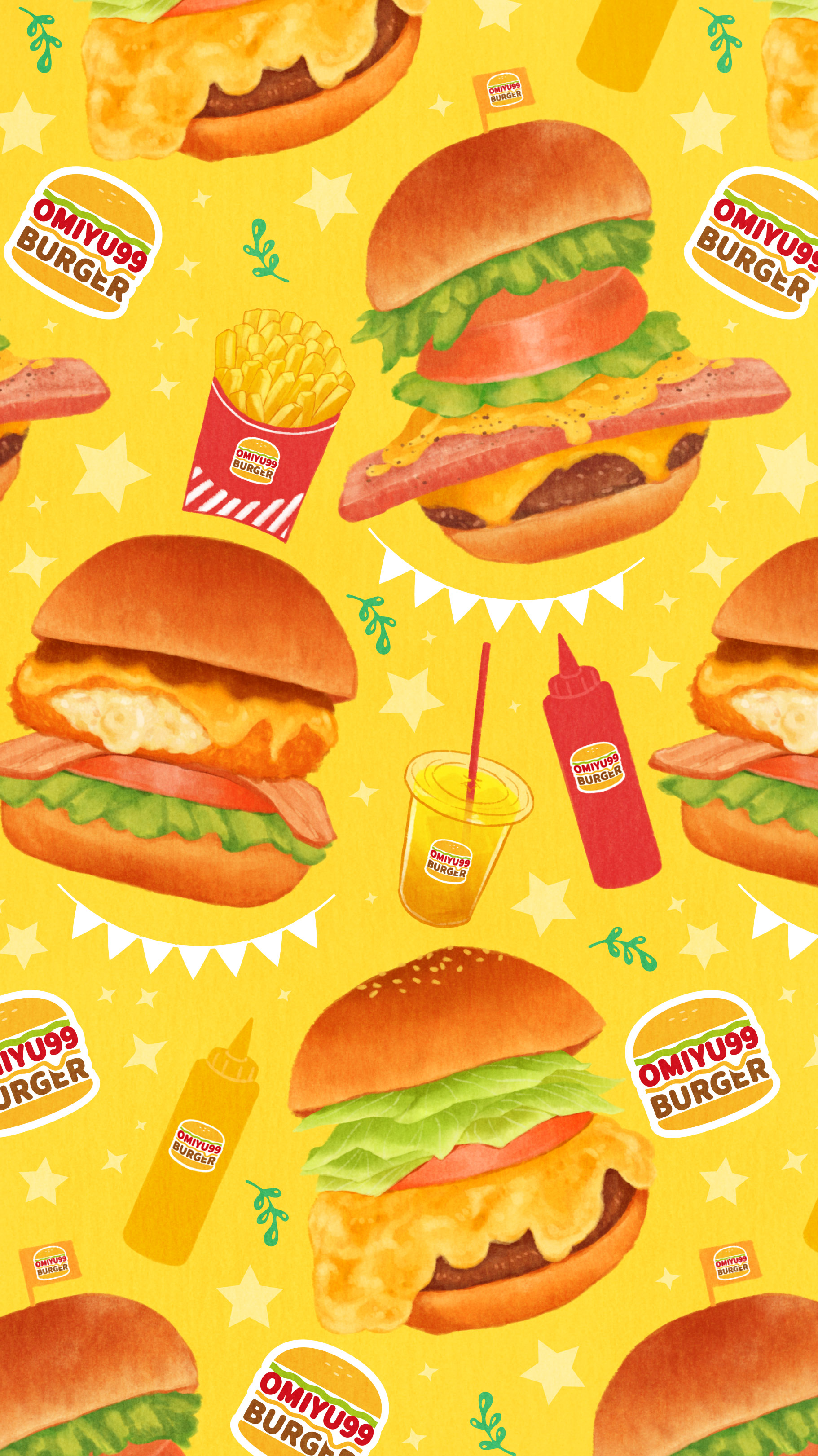 Twitter 上的 Omiyu お返事遅くなります ハンバーガーな壁紙 イラスト Illust ハンバーガー Blt グラコロ Hamburger Combomeal 壁紙 ポテト ハンバーガーは描くのも食べるのも大好き T Co 5kxqv2jubh Twitter