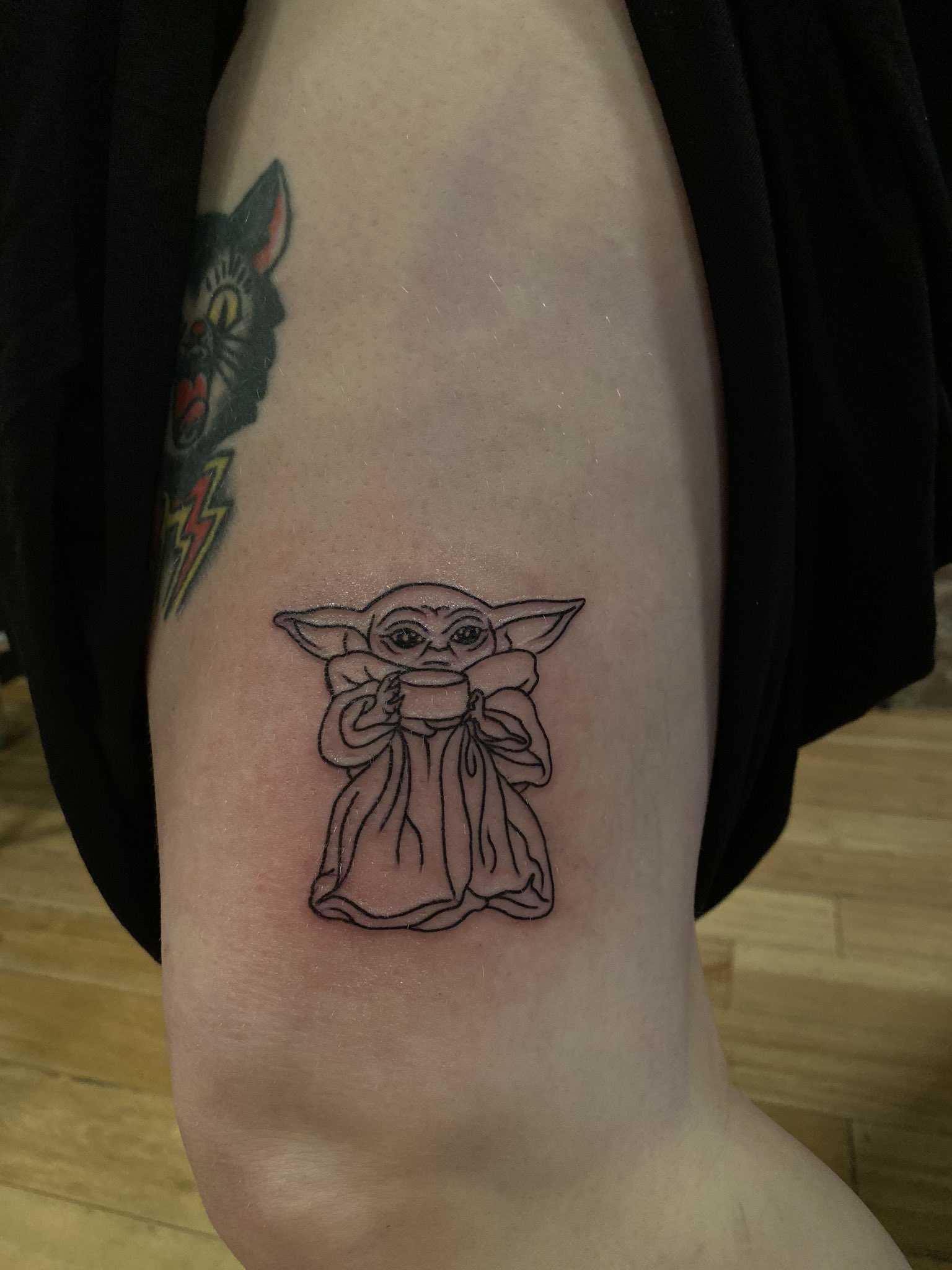 Rachel Baby Yoda Went W Outline So I Can Decide Later About Color Or Shading