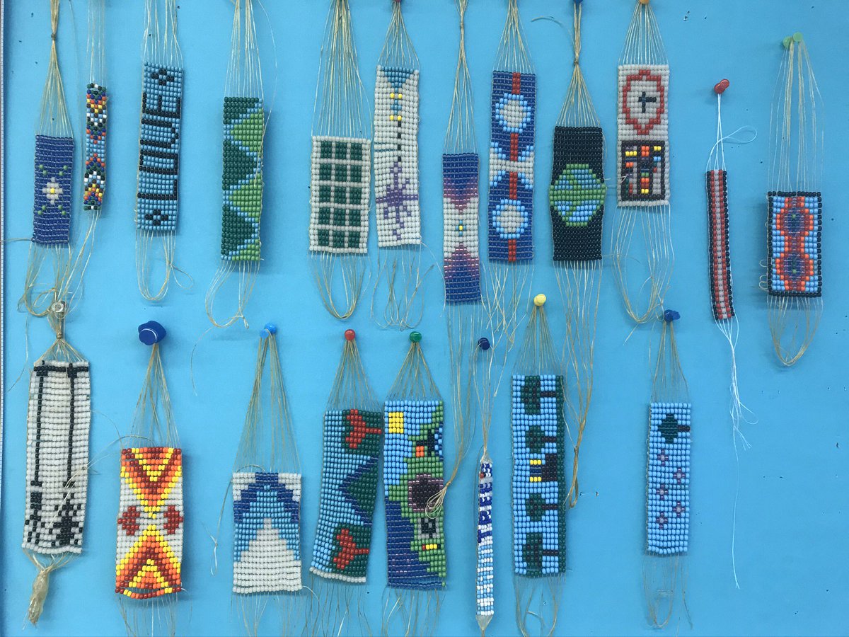 quailkwe's tweet photo. For day 13 of #artadventcalendar - the tremendous works of @FairglenJrPS Gr 5& 6 students- I am so over the moon, full of gratitude and proud of these amazing students who created their own agreements based on the #dishwithonespoon & #tworowwampum teachings https://t.co/d8nzy8QUj4
