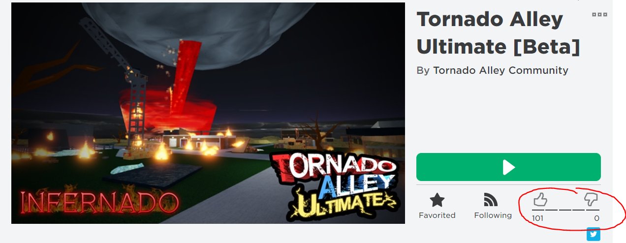 1billybob1 On Twitter Thank You All So Much For Your Support Here S To A Great Launch Robloxdev Tornadoalleyultimate Roblox