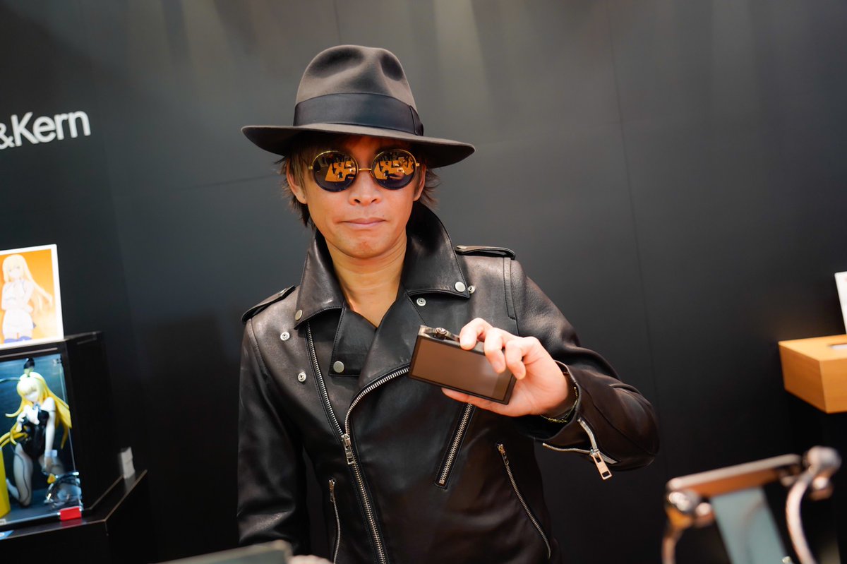 LUNA SEA のギタリスト、INORAN さんが ポタフェス1F Astell&Kern