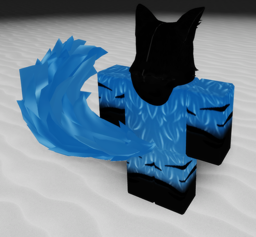 Vaccinated Proto On Twitter The Black Neck Fluff By Trustytrus Looks Amazing With The Cobalt Wolf Fursuit By Cyanstaryu And The Retexture I Made For The Arctic Fox Head Sadly - roblox fox head