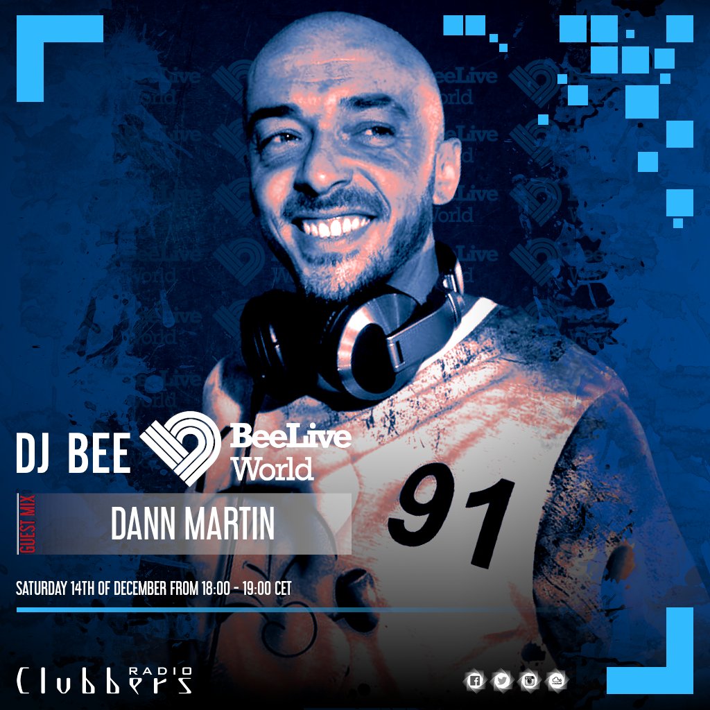 ClubbersRadio1's tweet photo. 🔷DJ BEE · GUEST MIX DANN MARTIN
👊BEE LIVE WORLD · SIDE B (Week 50)
🔥EVERY SATURDAY 18:00 - 19:00 SPAIN TIME.
🔊https://t.co/t2Xc7TOXzj
-
#dj #djset #djlife #housemusic #housemusiclovers #goodmusic #club #pioneer #deejay #newmusic #clubbing #malaga #cool #podcast #mixshow https://t.co/Rdyfobrjeg