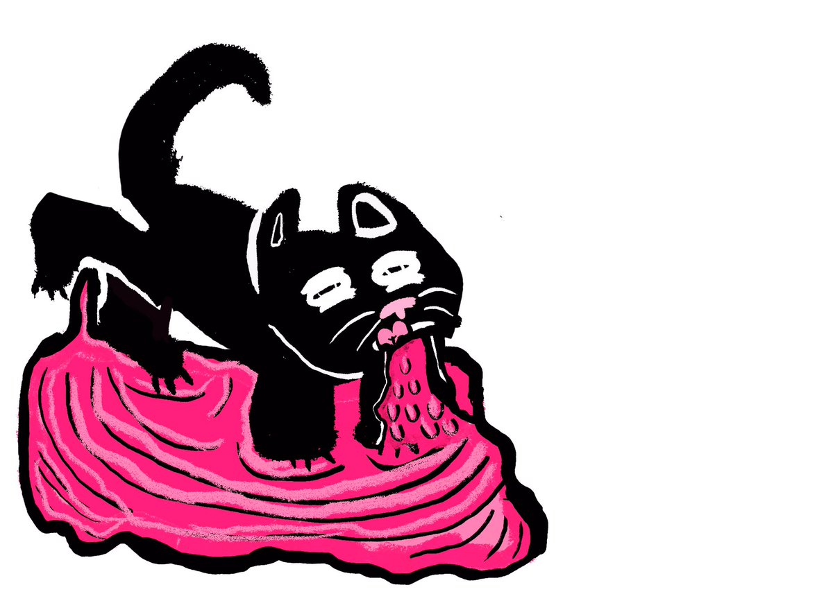 bimbo_butch's tweet image. i told you i was messy #transart #digitaldrawing #pinkslime #FridayThe13th #BlackCatFriday
