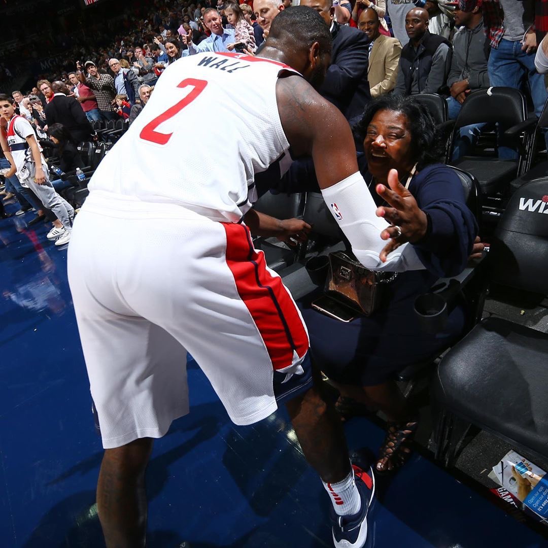 Sending thoughts and love for John Wall and his family after the passing of his mother, Frances