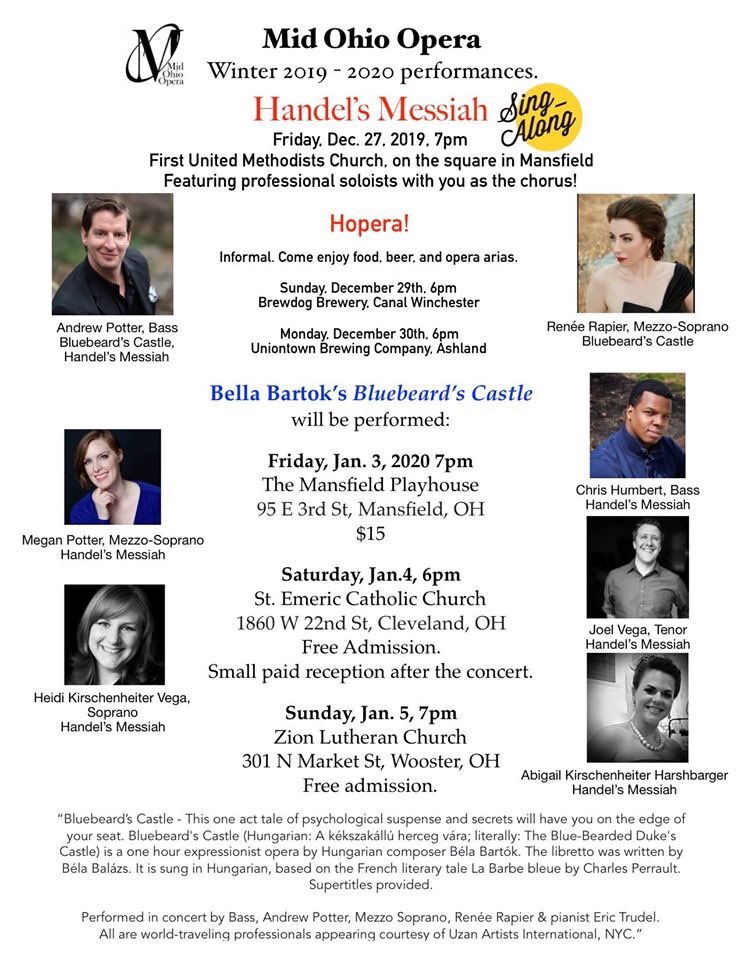Midohioopera's tweet photo. Messiah, Hopera, Bluebeard’s Castle, oh my! Winter shows! #midohioopera https://t.co/MokRyiGW3o