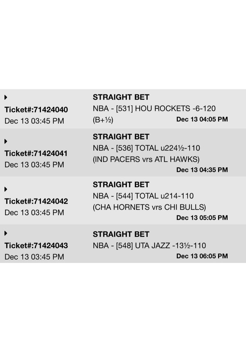 CrushTheBookie's tweet photo. 🔥TONIGHTS #NBA #FREEPLAYS ARE SHOWN IN PICTURES
#OneMission🆚#MagicAboveAll
#AllFly🆚#BullsNation
#IndianaStyle🆚#TrueToAtlanta
#DubNation🆚#TakeNote
#NBAtwitter
🔑4️⃣Straight bets are listed below
🔑I bet them for the same amount #RealBets #GamblingTwitter
#FreePicks https://t.co/S7KvQdgAEl