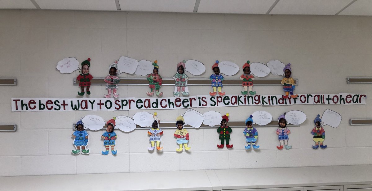 The best way to spread cheer, is speaking kindly for all to hear!
