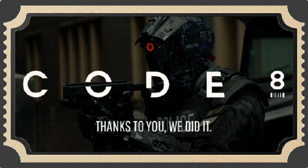 douira100's tweet photo. @Code8Movie I made a creative "ticket" #MyCode8Tix https://t.co/weMQZQ5f7R
