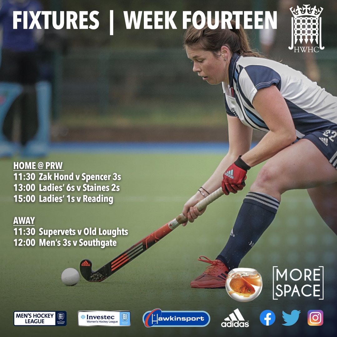 HWHCofficial's tweet photo. Week Fourteen Fixtures 🏆🏆

It may be Xmas but there ther still some hockey to go. 

A full day of fixtures at Pad Rec await us! 

Good luck to all the teams. Bring home the Christmas cheer!

#hwhw #MerryChristmas
#englandhockey https://t.co/yUG5ebcbYa