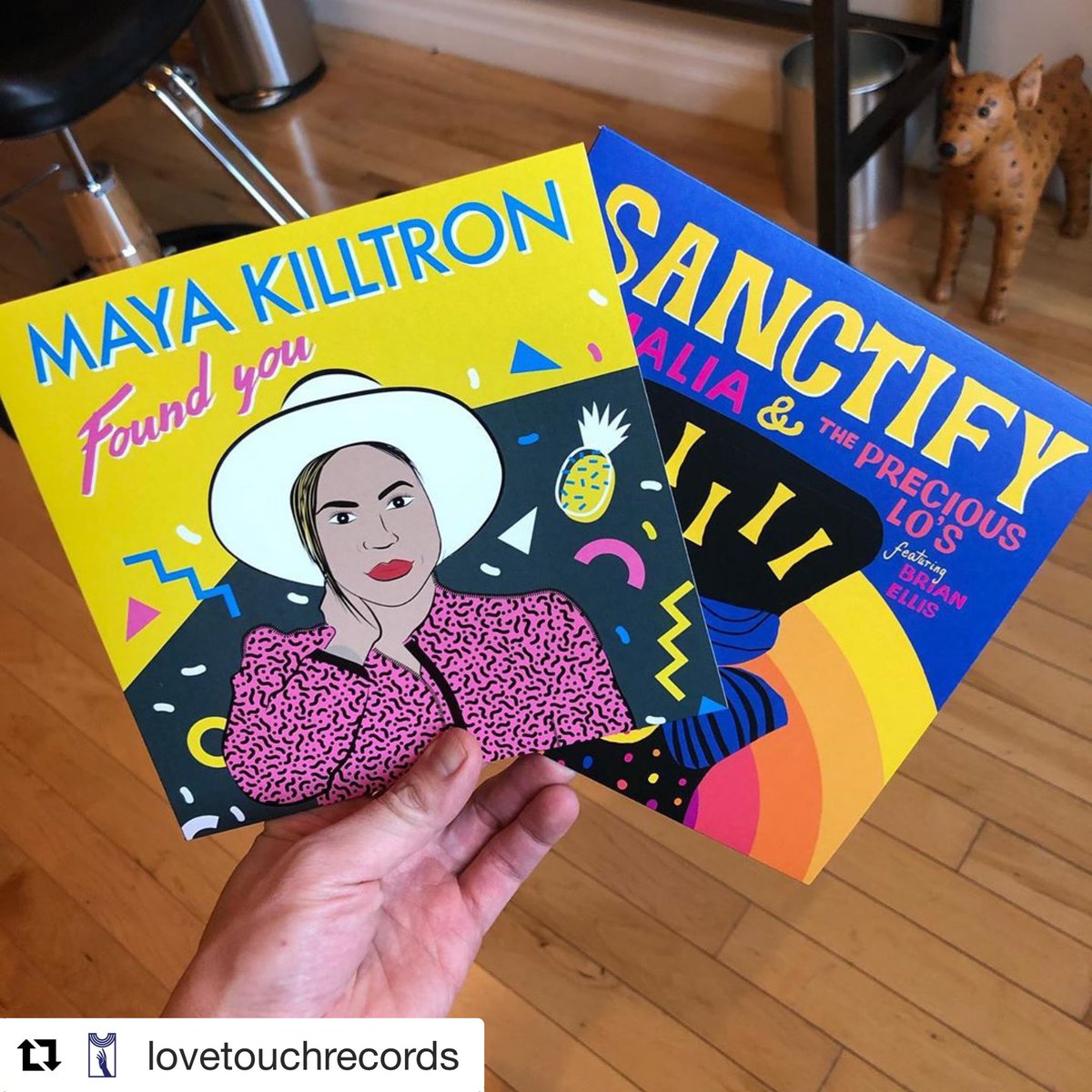 tgroovemusic's tweet photo. カナダでレコードプレス中。来週から発送開始とのこと！AMALIA &amp; PRECIOUS LO'S feat. BRIAN ELLIS "SANCTIFY(LTD.PICTURE SLEEVE)(7") including T-Groove Remix 
https://t.co/sjnvVJplt6 @lovetouch7s https://t.co/9zvWaSQpTP