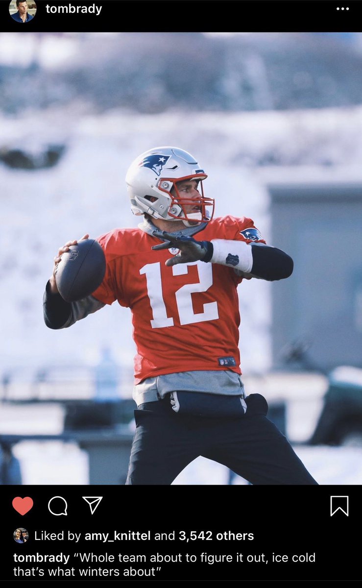 nraasch19's tweet photo. Did @TomBrady copy my post yes or yes. https://t.co/om1yeFlDYr