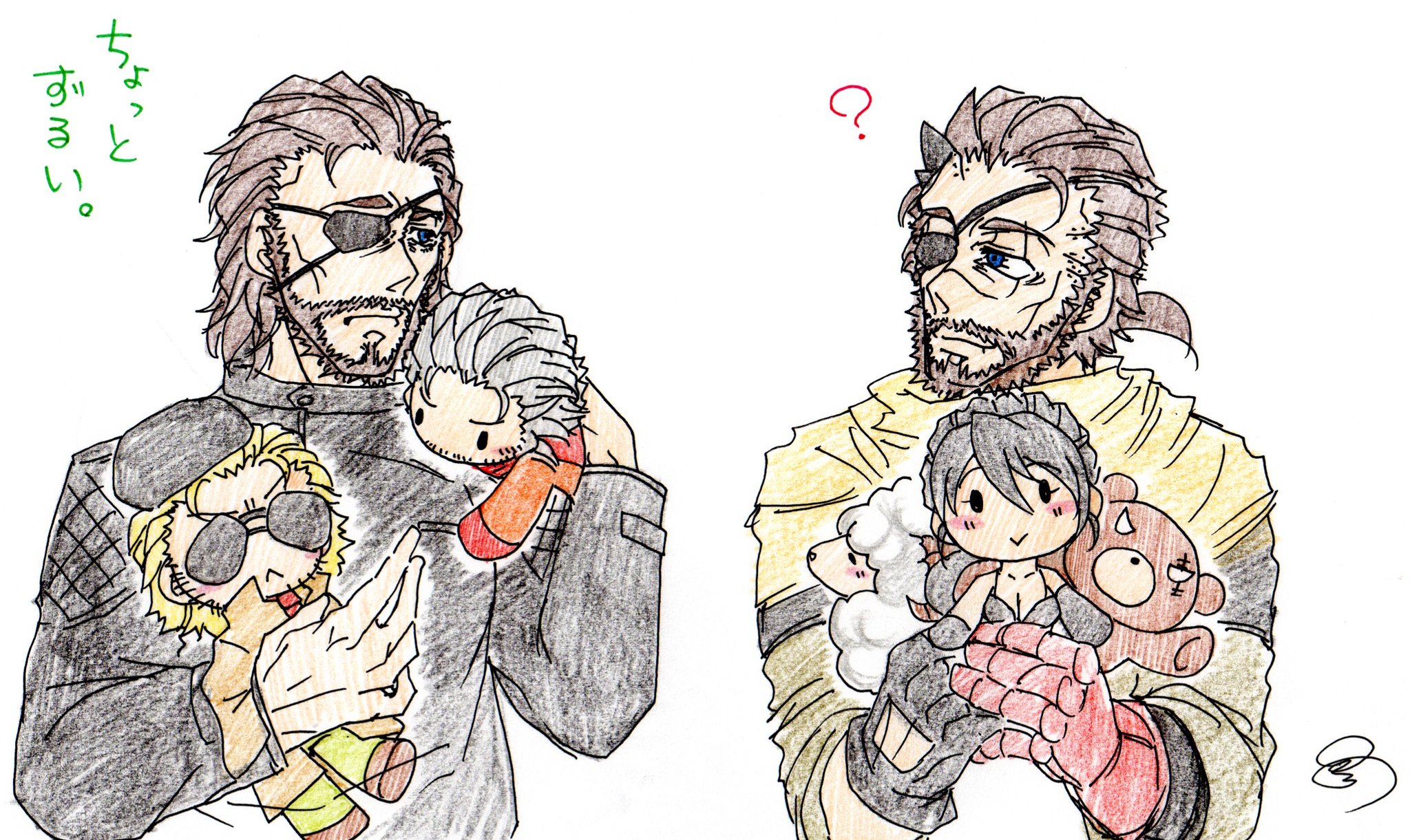 黒龍ai Mgs5 その Mgsv メタルギアソリッド イラスト ゲーム 落書き ファンアート T Co Vsnae04lcu Twitter
