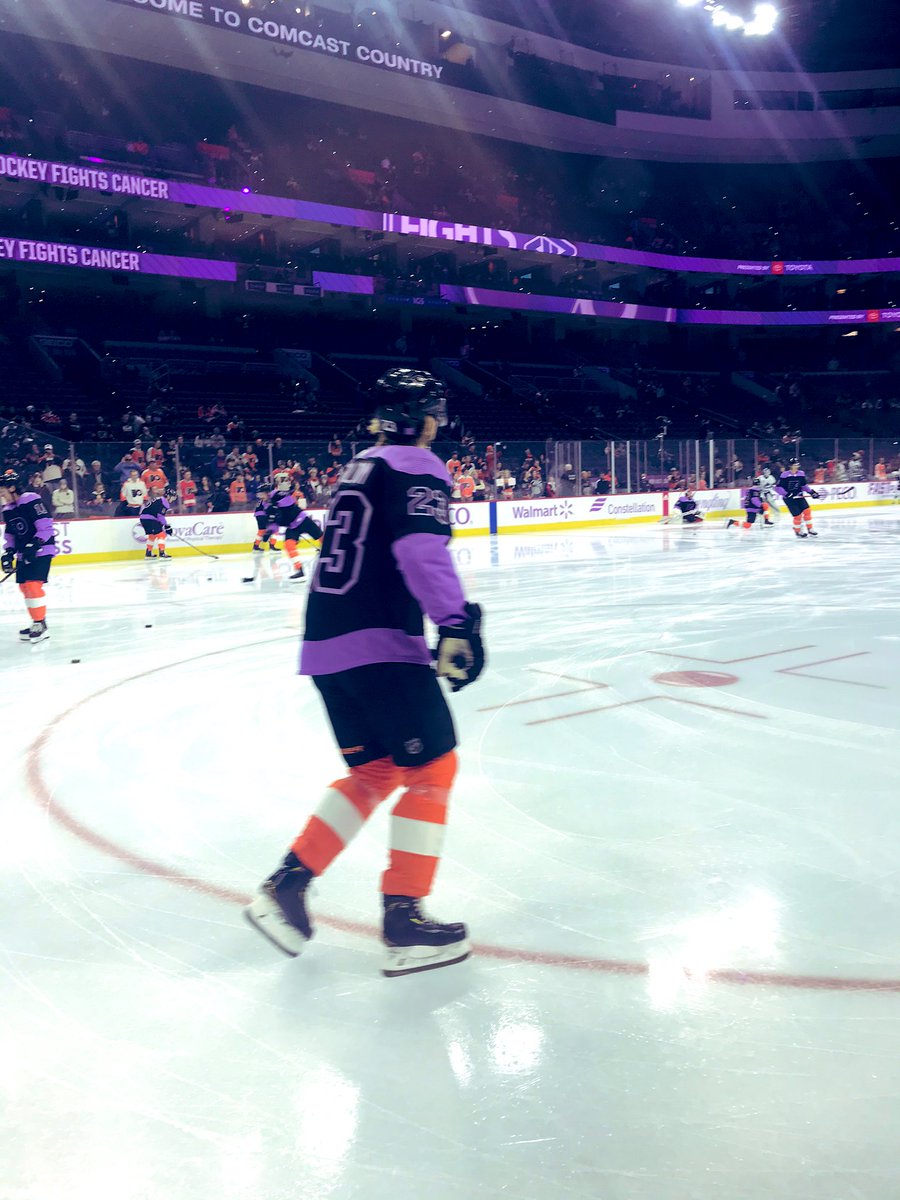 oskar lindblom hockey fights cancer jersey