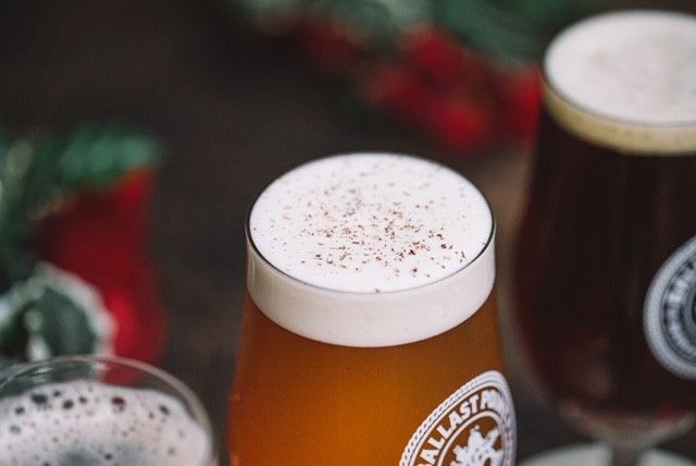 BallastPoint's tweet image. Our famous Ale Nog is back on tap! Full of nutmeg, lactose, and vanilla, this cream ale is served on nitro and perfect for the holiday season 🎁 🎄 Super limited brew - get it before it's gone!