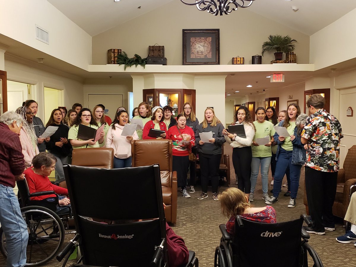 Kingwood Park Carolers at Auberge Assisted Living Center
<a href="/HumbleISD_KPHS/">Kingwood Park HS</a> 
<a href="/kparkchoir/">KPHS Choir</a>