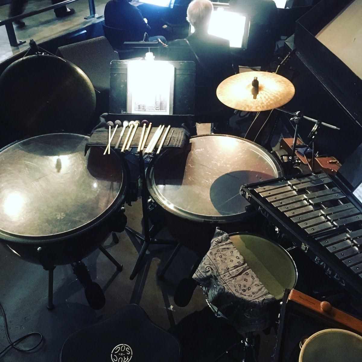 lrhelker's tweet photo. Opening night for “A Kansas Nutcracker” let’s goooo!!
#kansasnutcracker #kansas #nutcracker #pit #pitpercussion #percussion #ballet #perform #livetoplay #lfk #lawrence https://t.co/PUjhJdD3DD