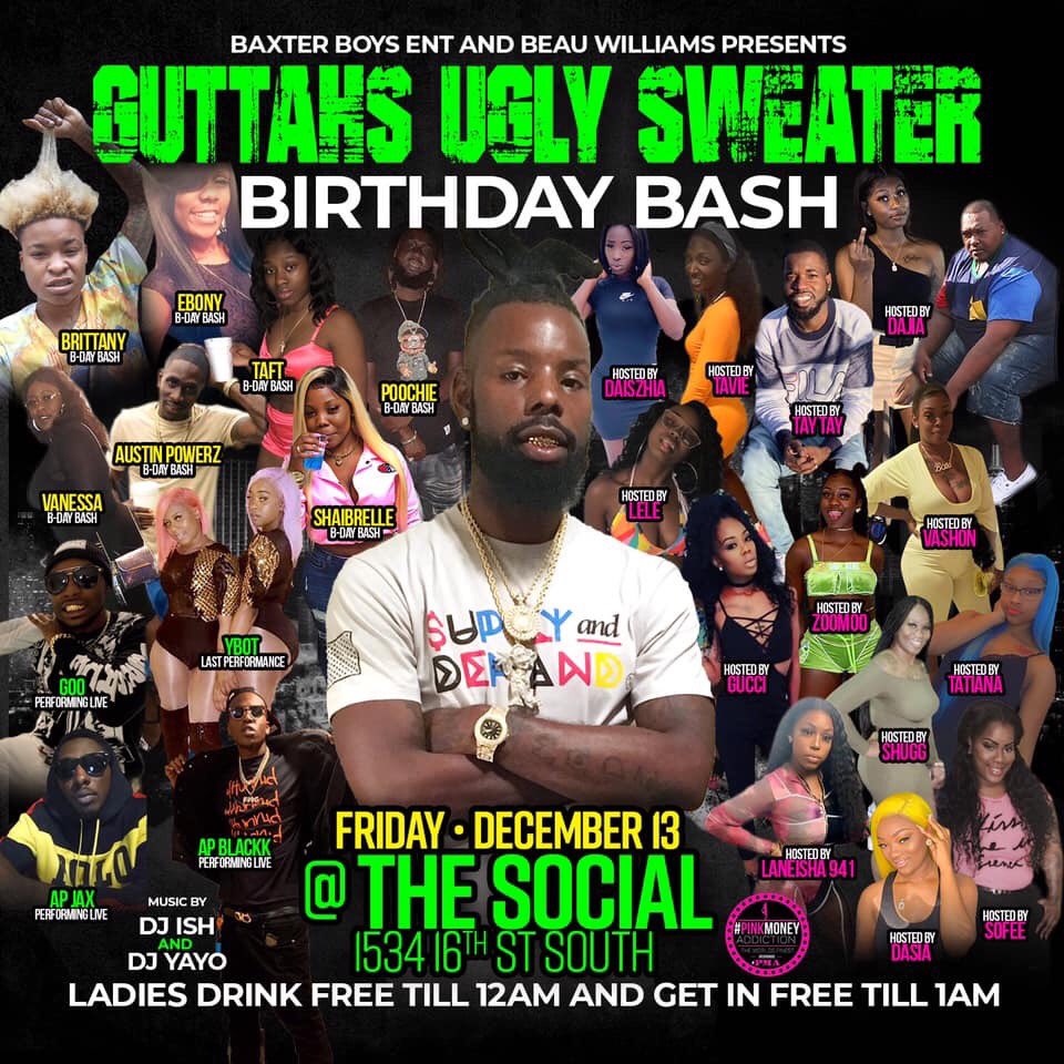 StackItUp007's tweet image. Tonight it’s on and popping at The Social in St Pete