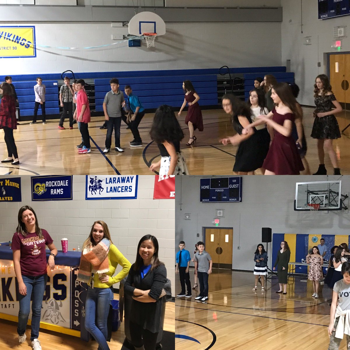 J_Reardon83's tweet photo. Winter Dance at Taft! In case you were wondering the Electric Slide is STILL popular! #VikingsDance https://t.co/8XzQdZGOUL
