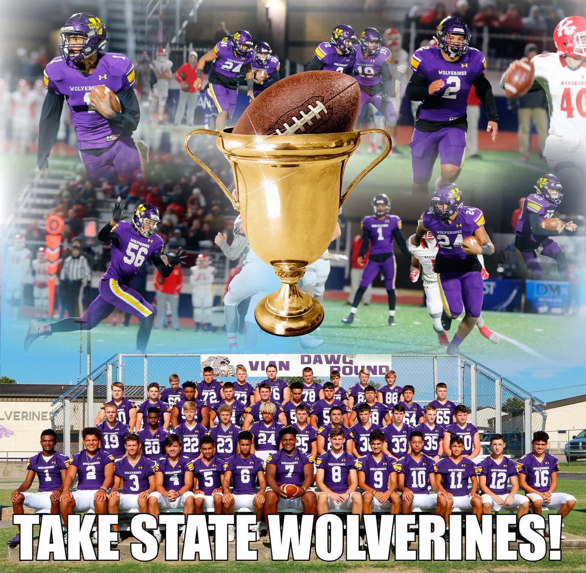 Vian Wolverine Football tweet media