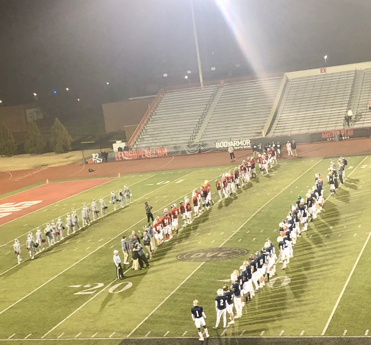 Clarksville_CVB's tweet photo. @tnallstar East vs West All Star Classic is ready for kick-off!
#football #taca #tnallstar #fortera #apsu https://t.co/naGvibeNUr