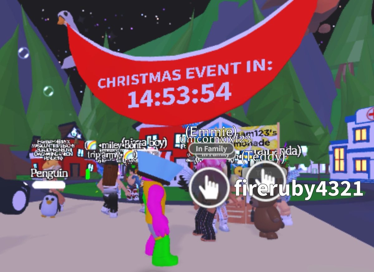 Adopt Me On Twitter No Update Tonight We Re Releasing The Christmas Update Event Tomorrow Countdown Is In Game It Big - march roblox event 2019