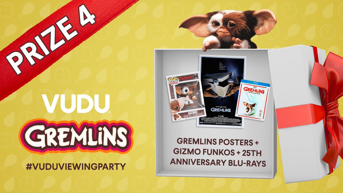 VuduFans's tweet photo. PRIZE 4: RETWEET in the next 5 minutes for a chance to win 1 of 5 Signed Poster / #FunkoPops / 25th Anniversary Blu-ray combo packs. #VuduViewingParty https://t.co/vGIvXbiVAC