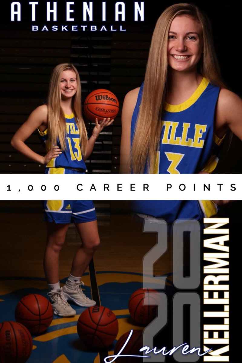 AthenianGBB's tweet image. Congratulations @lkellerman_!  1,000 Career Points!!