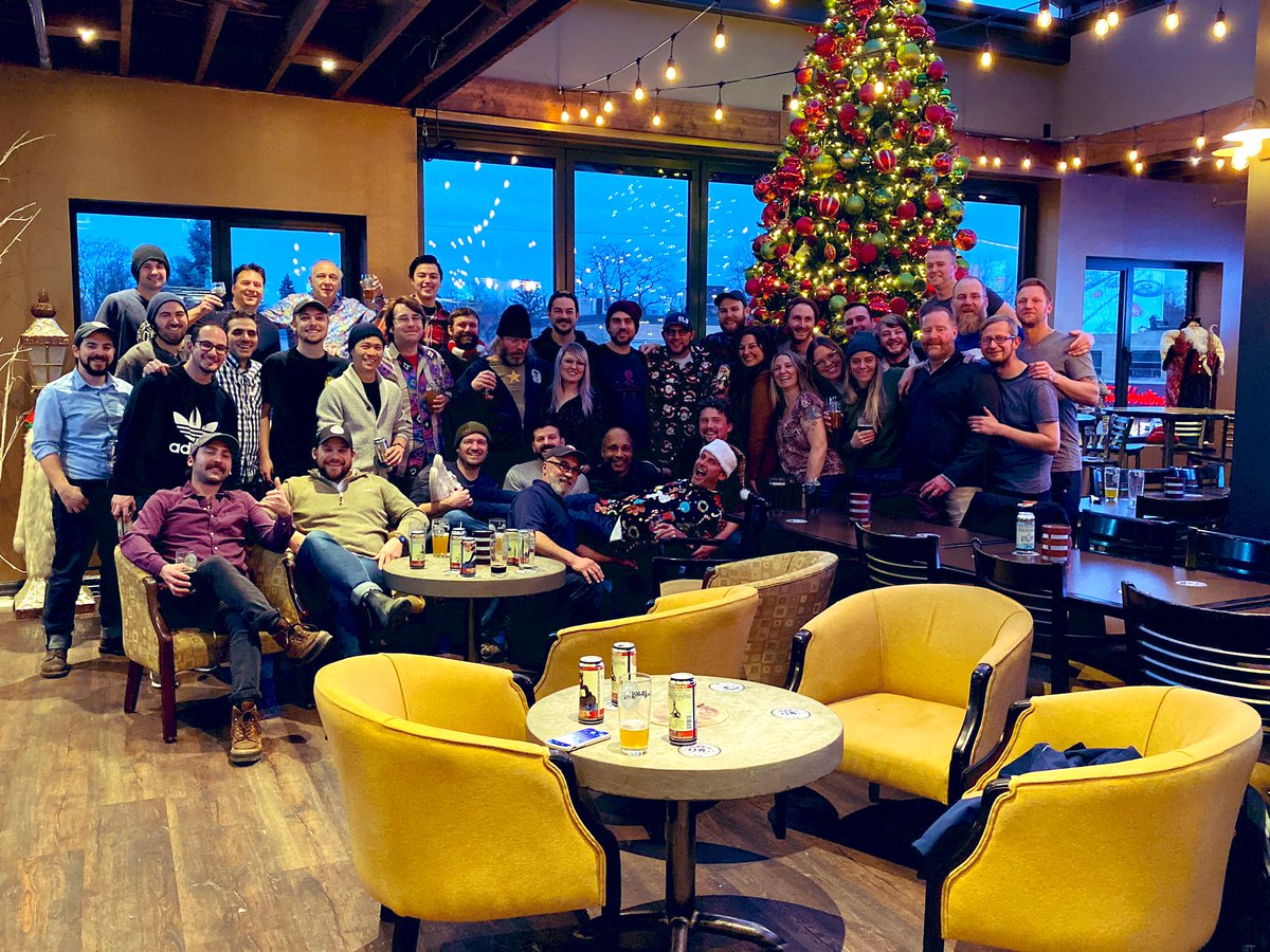 Great Lakes Brewery ๐จ๐ฆ (@greatlakesbeer) on Twitter photo Missing some tremendous family members... but the GLB family had a great time today at our annual Christmas lunch at <a href="/crookedcue/">Crooked Cue</a>.
These folks service Ontario. 99.99% Ontario. Small but mighty family. Missing some tremendous family members... but the GLB family had a great time today at our annual Christmas lunch at <a href="/crookedcue/">Crooked Cue</a>.
These folks service Ontario. 99.99% Ontario. Small but mighty family.