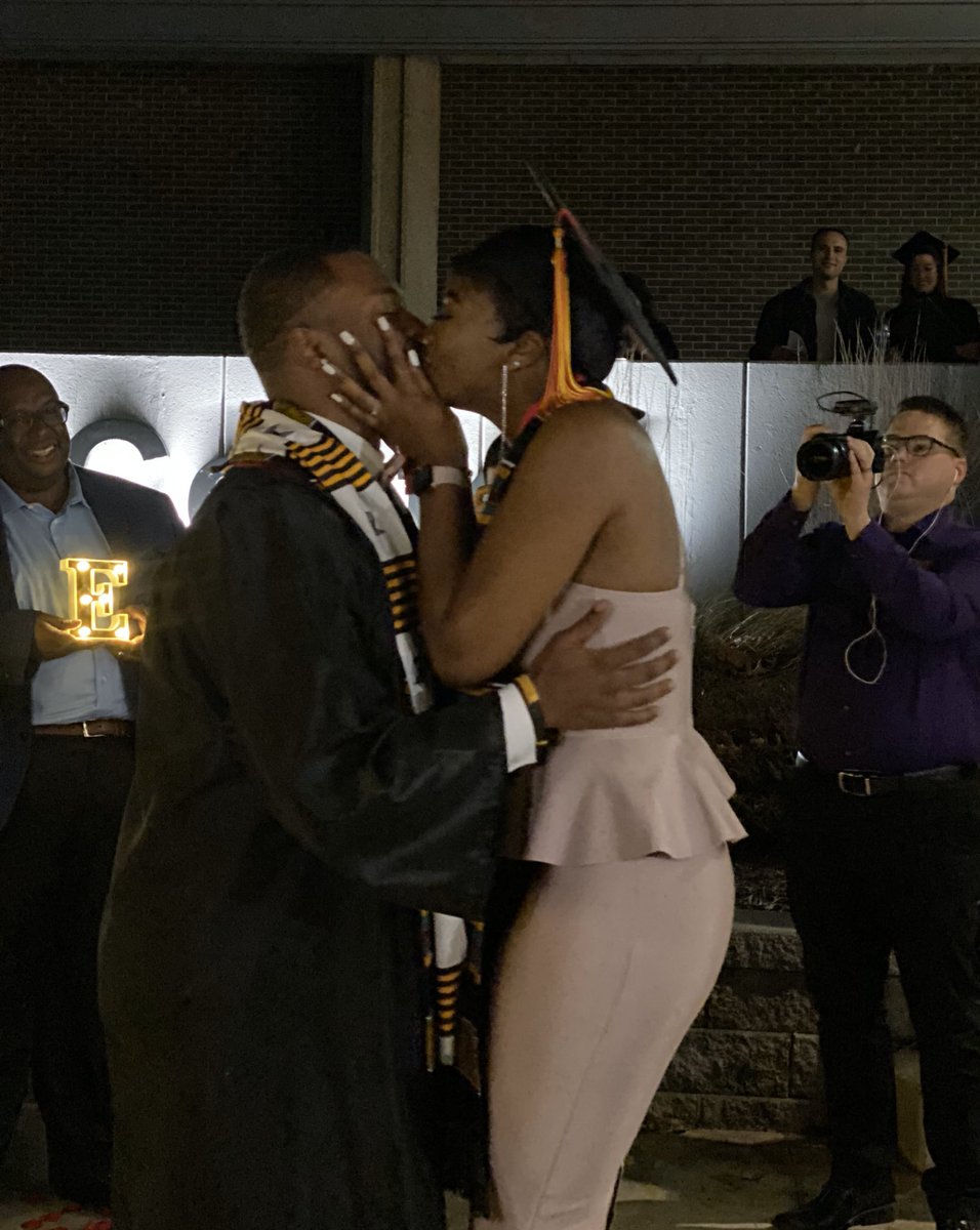 dedwards_32's tweet image. We both graduated! And to finish the night perfectly, she said YES! ❤️💍 Can’t wait for the next chapter of our lives together! #HappilyEverEdwards