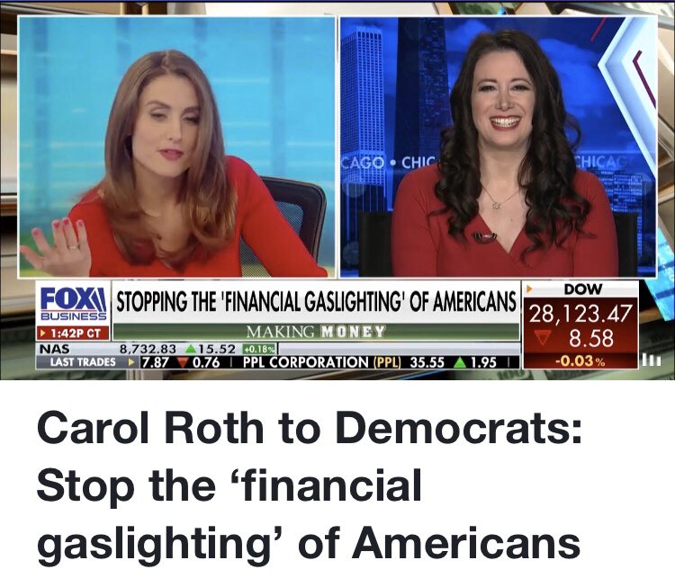 caroljsroth's tweet photo. ICYMI: @KristinaParts and I talk the financial gaslighting of Americans https://t.co/sP55kR0SsF https://t.co/6DoHk4easH