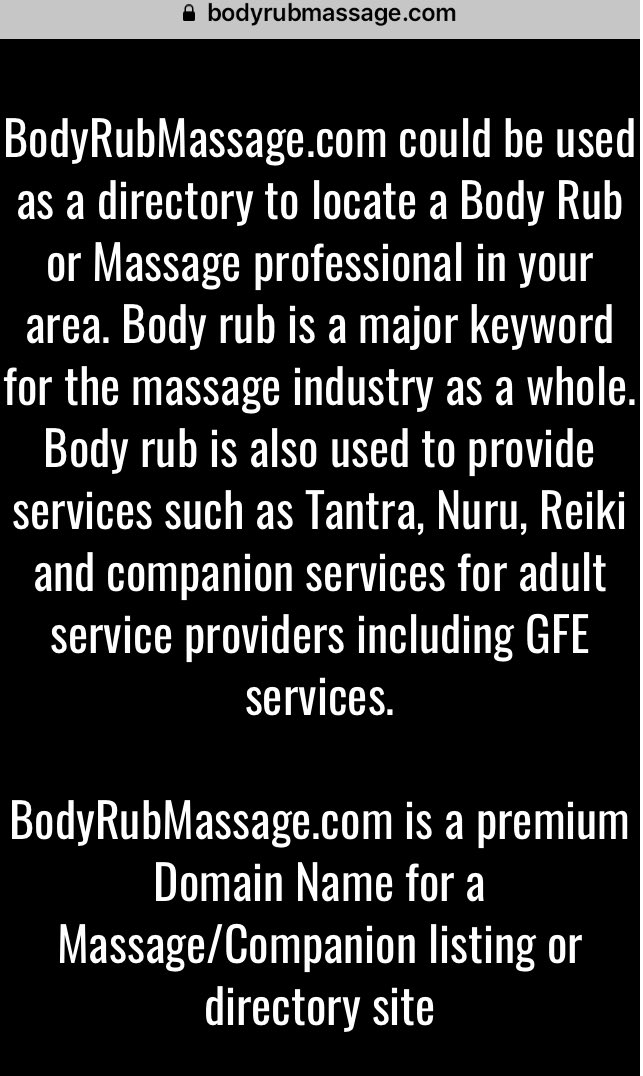 bodyrubusa tweet picture